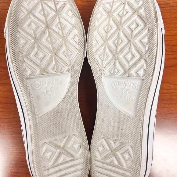 White platform converse shoes - Picture 3 of 8